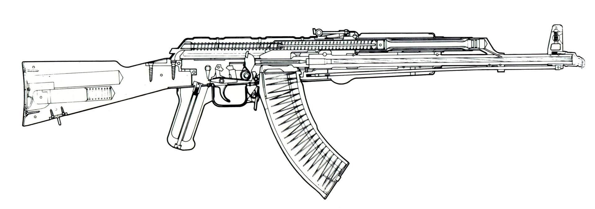 Эскиз автомата. АК-47 автомат чертежи. Чертеж Калашникова АК 47. Ак74 автомат чертеж. АК 47 сбоку чертёж.