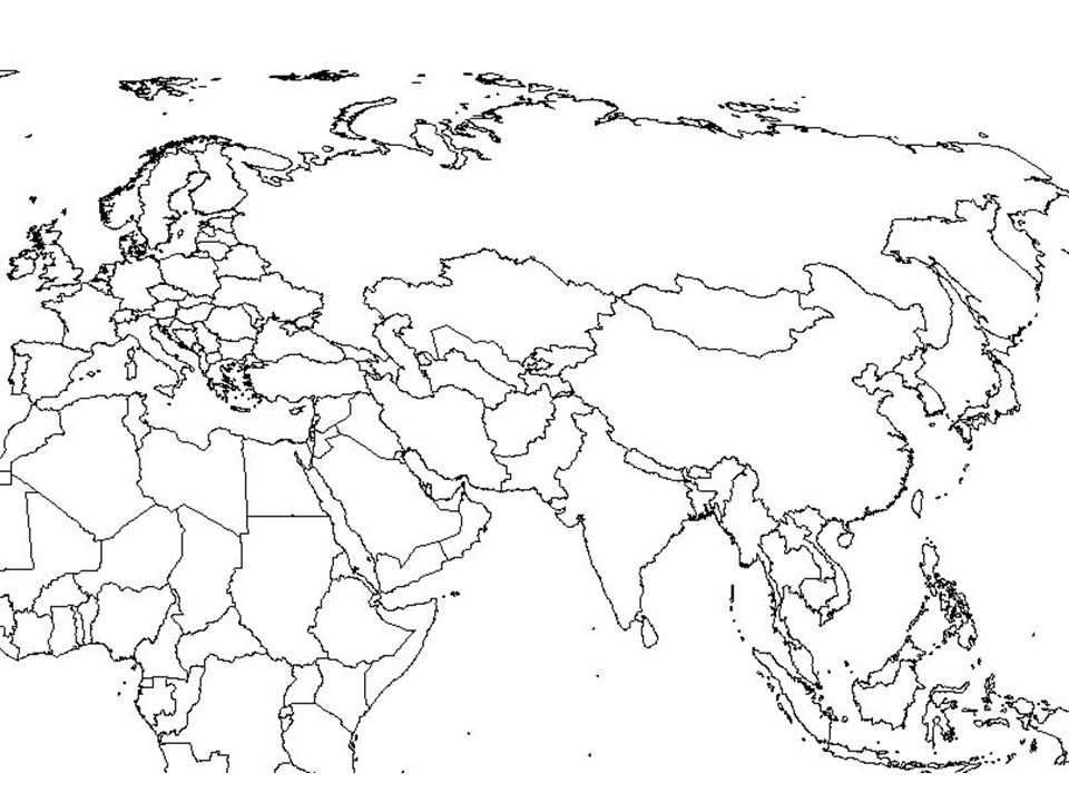 Как нарисовать европу и азию