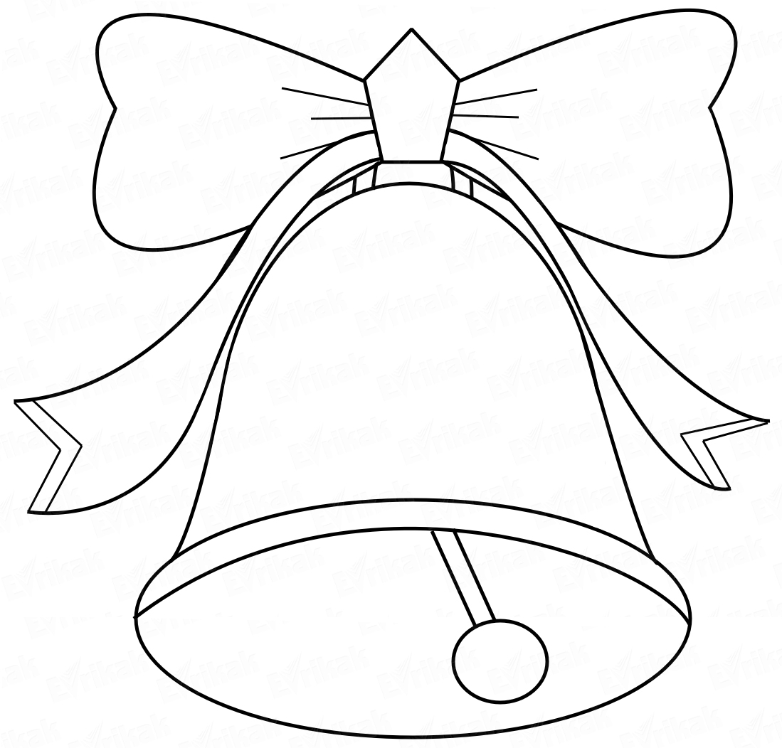 Рисунок колокольчика к последнему звонку